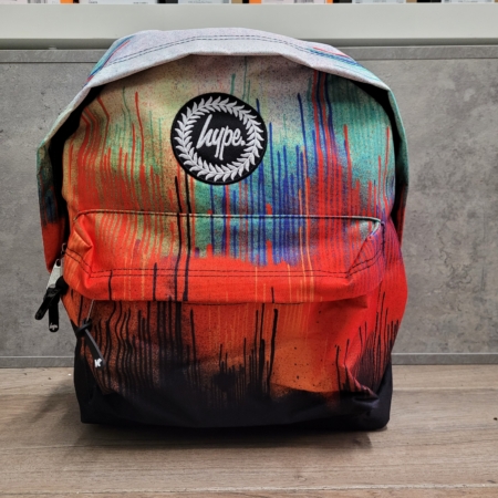 Hype Black Lava Fire Backpack Yvlr660 - Koast Clothing